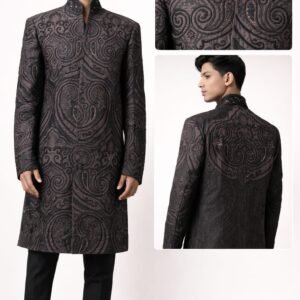 PREMIUM  BLACK SHERWANI
