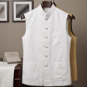 JJ COAT (CLASSIC WHITE LINEN )