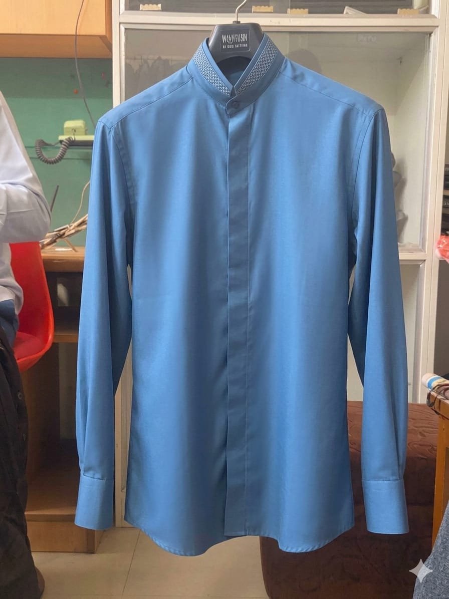 MADRIN COLLAR SHIRT