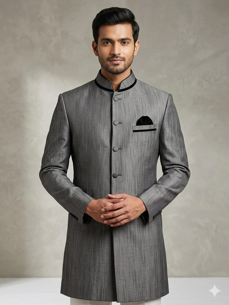 JODHPURI HIGH NECK JACKET